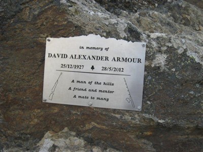 Dave Armour Memorial Poolburn Area photos Nicola Mountain