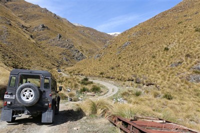 Awakino ski field and environs