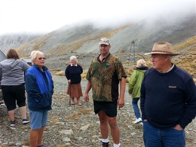 Awakino Ski field and Tin Hut - pix by Bill Barclay